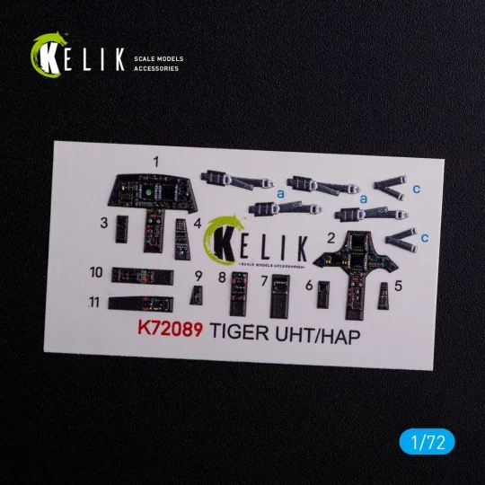 Eurocopter Tiger UHT/HAP interior 3D decals for Revell kit, 1/72 - ...