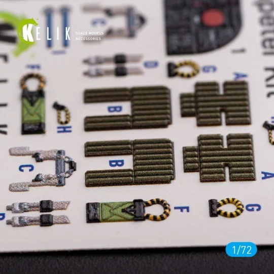 A-6A Intruder interior 3D decals for Trumpeter kit, 1/72 - Kelik K7...