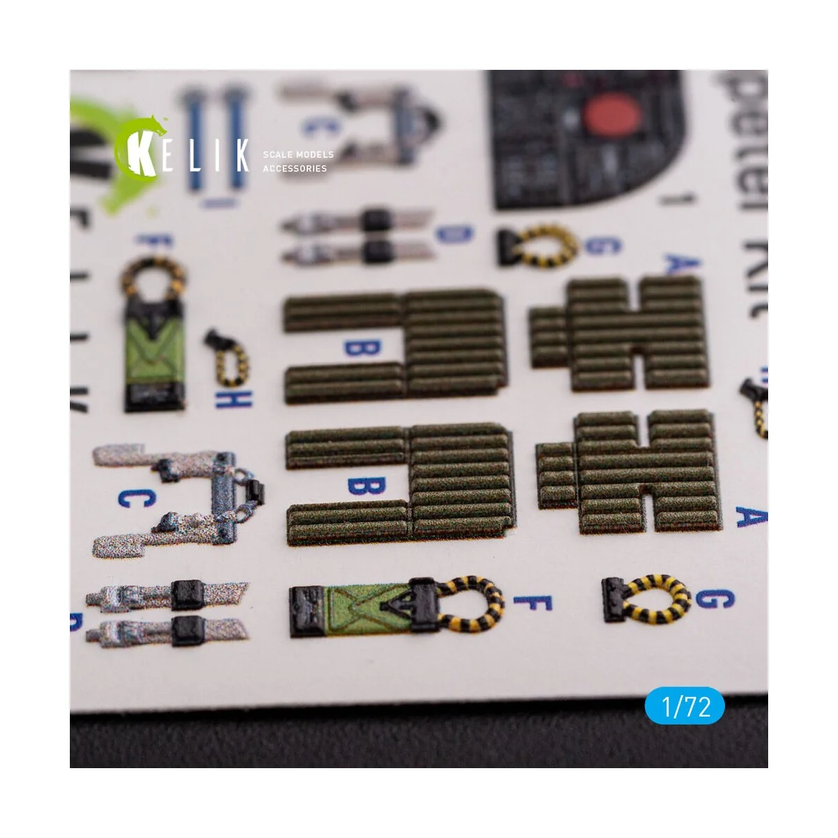 A-6A Intruder interior 3D decals for Trumpeter kit, 1/72 - Kelik K7...