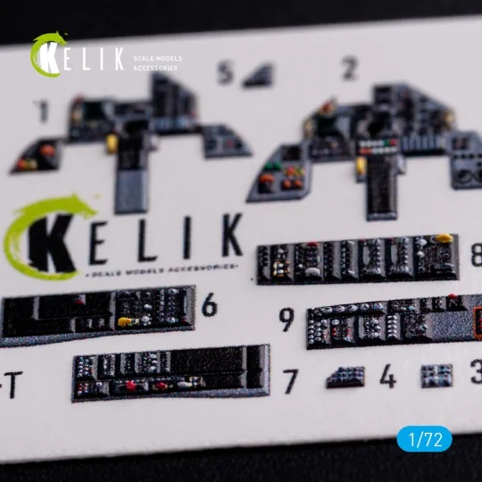 AMX-T interior 3D decals for Italeri kit, 1/72 - Kelik K72088