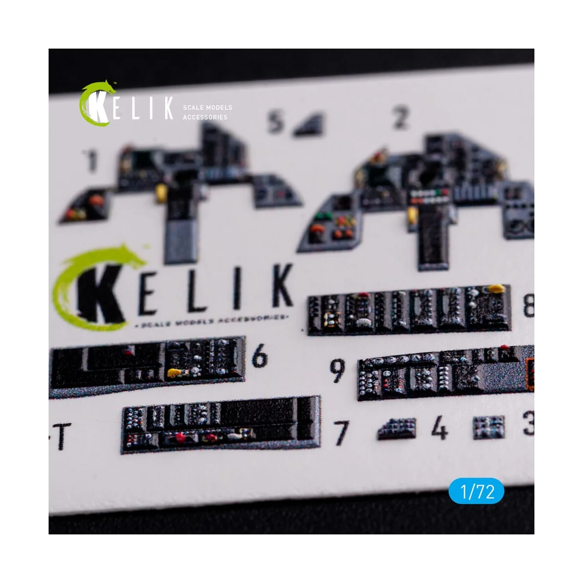 AMX-T interior 3D decals for Italeri kit, 1/72 - Kelik K72088
