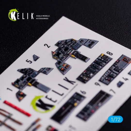 AMX-T interior 3D decals for Italeri kit, 1/72 - Kelik K72088