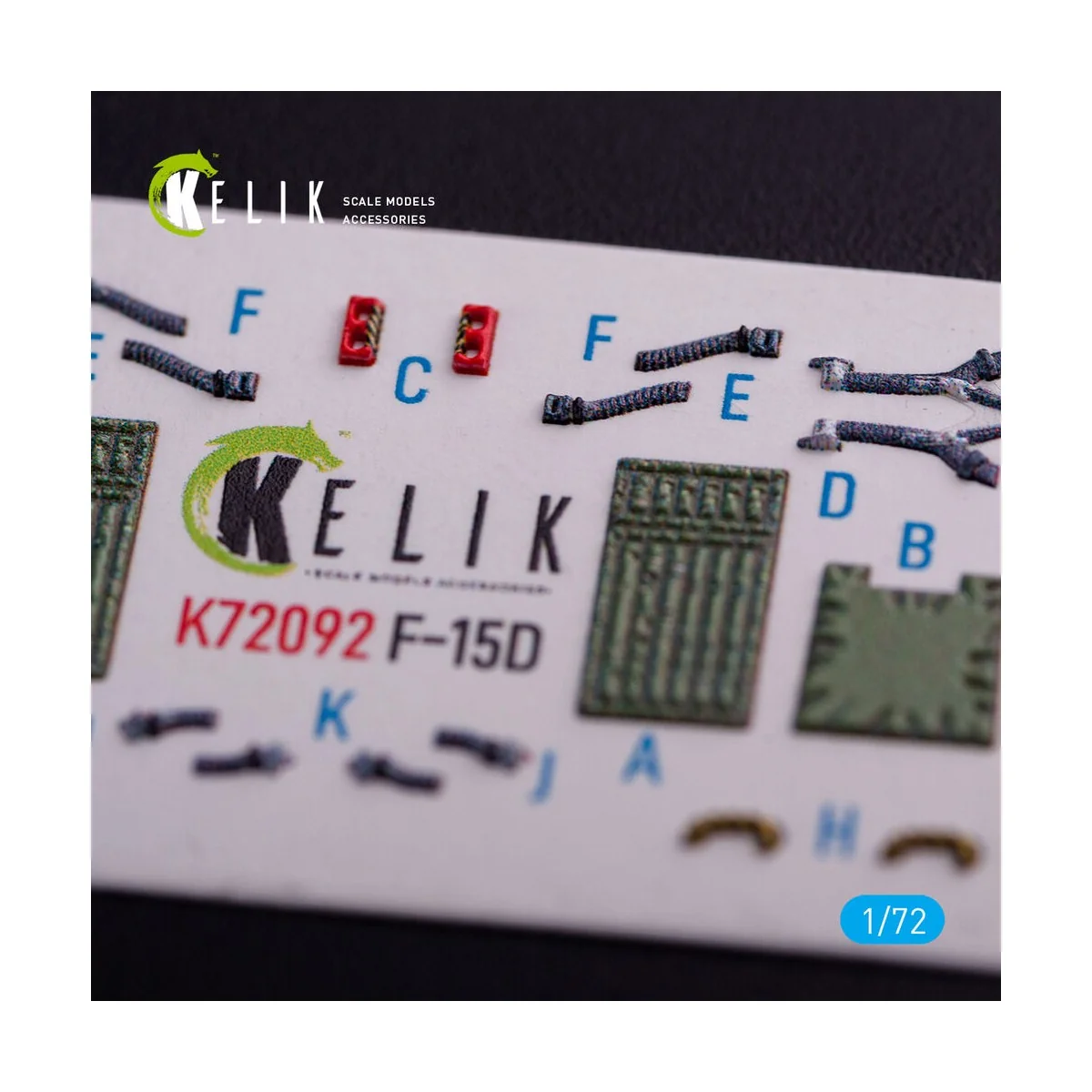 F-15D - interior 3D decals for FineMolds kit, 1/72 - Kelik K72092