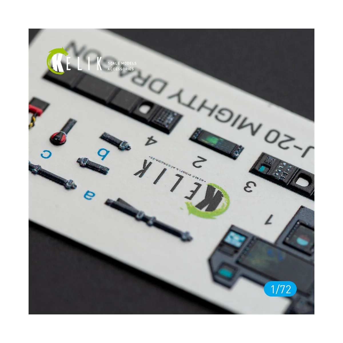 J-20 Mighty Dragon - interior 3D decals for Dream Model kit, 1/72 -...