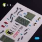 F-15D - interior 3D decals for FineMolds kit, 1/72 - Kelik K72092