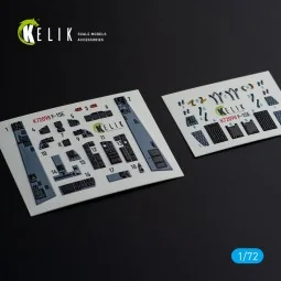F-15E - interior 3D decals for GWH kit, 1/72 - Kelik K72098