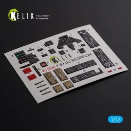 F-89 D/J Scorpion interior 3D decals for Revell kit, 1/72 - Kelik K...