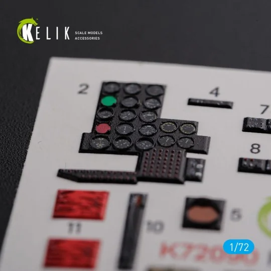 F-89 D/J Scorpion interior 3D decals for Revell kit, 1/72 - Kelik K...