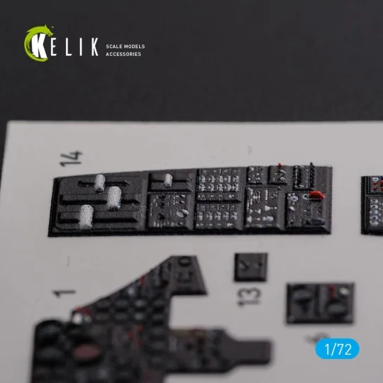 F-89 D/J Scorpion interior 3D decals for Revell kit, 1/72 - Kelik K...