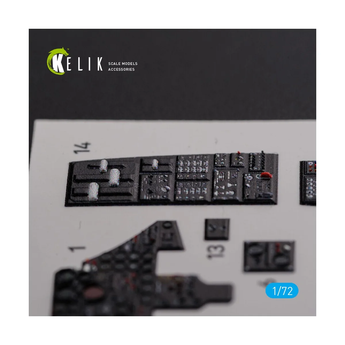F-89 D/J Scorpion interior 3D decals for Revell kit, 1/72 - Kelik K...