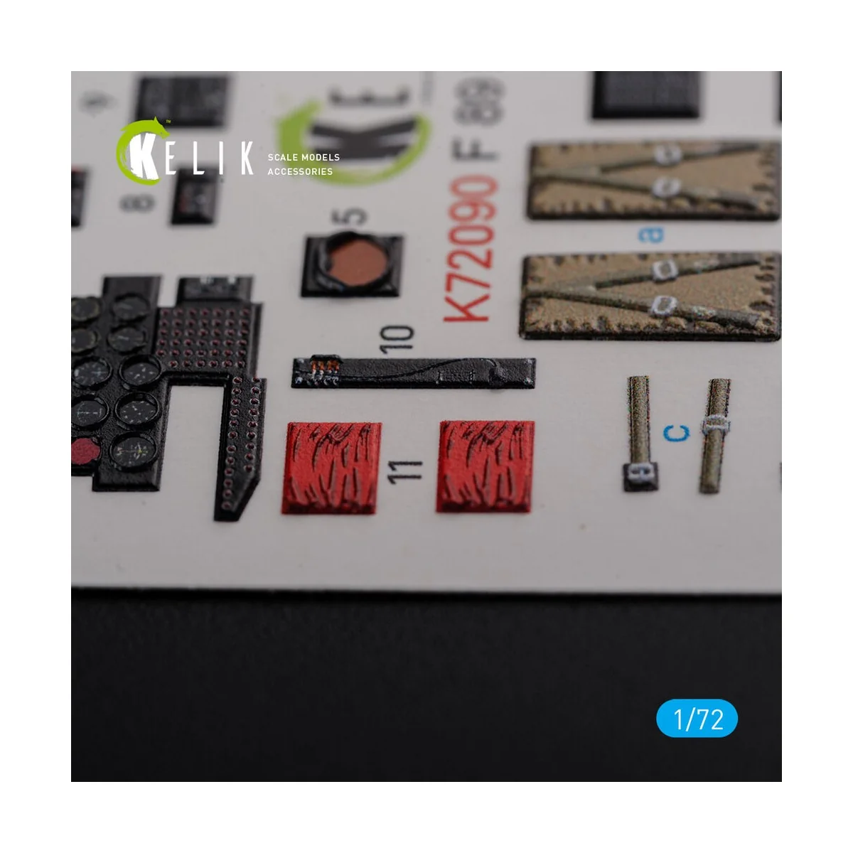 F-89 D/J Scorpion interior 3D decals for Revell kit, 1/72 - Kelik K...