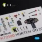 Horten Go 229 interior 3D decals for Revell kit, 1/72 - Kelik K72100