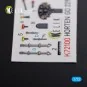 Horten Go 229 interior 3D decals for Revell kit, 1/72 - Kelik K72100
