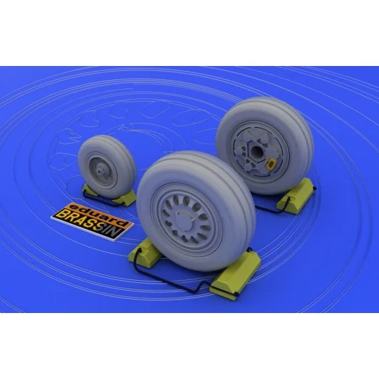 F-16 late wheels (KIN), 1/48 - Eduard Accessories 648011