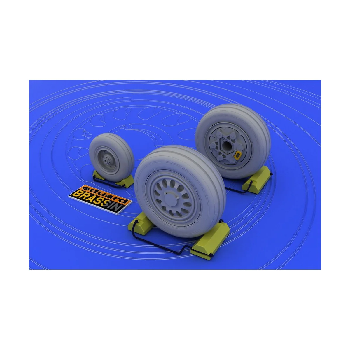 F-16 late wheels (KIN), 1/48 - Eduard Accessories 648011