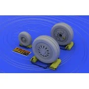 F-16 late wheels (KIN) - Eduard Accessories 648011