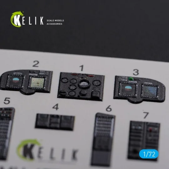 MH-47E interior 3D decals for Italeri kit, 1/72 - Kelik K72102