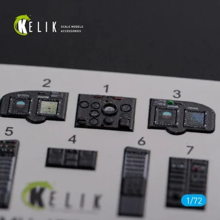 MH-47E interior 3D decals for Italeri kit, 1/72 - Kelik K72102