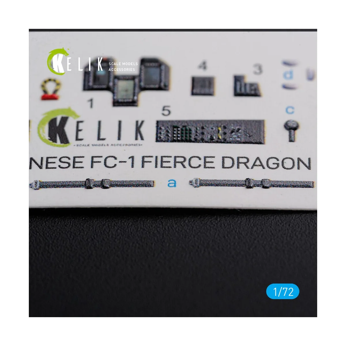 Chinese FC-1 Fierce Dragon interior 3D decals for Trumpeter kit, 1/...