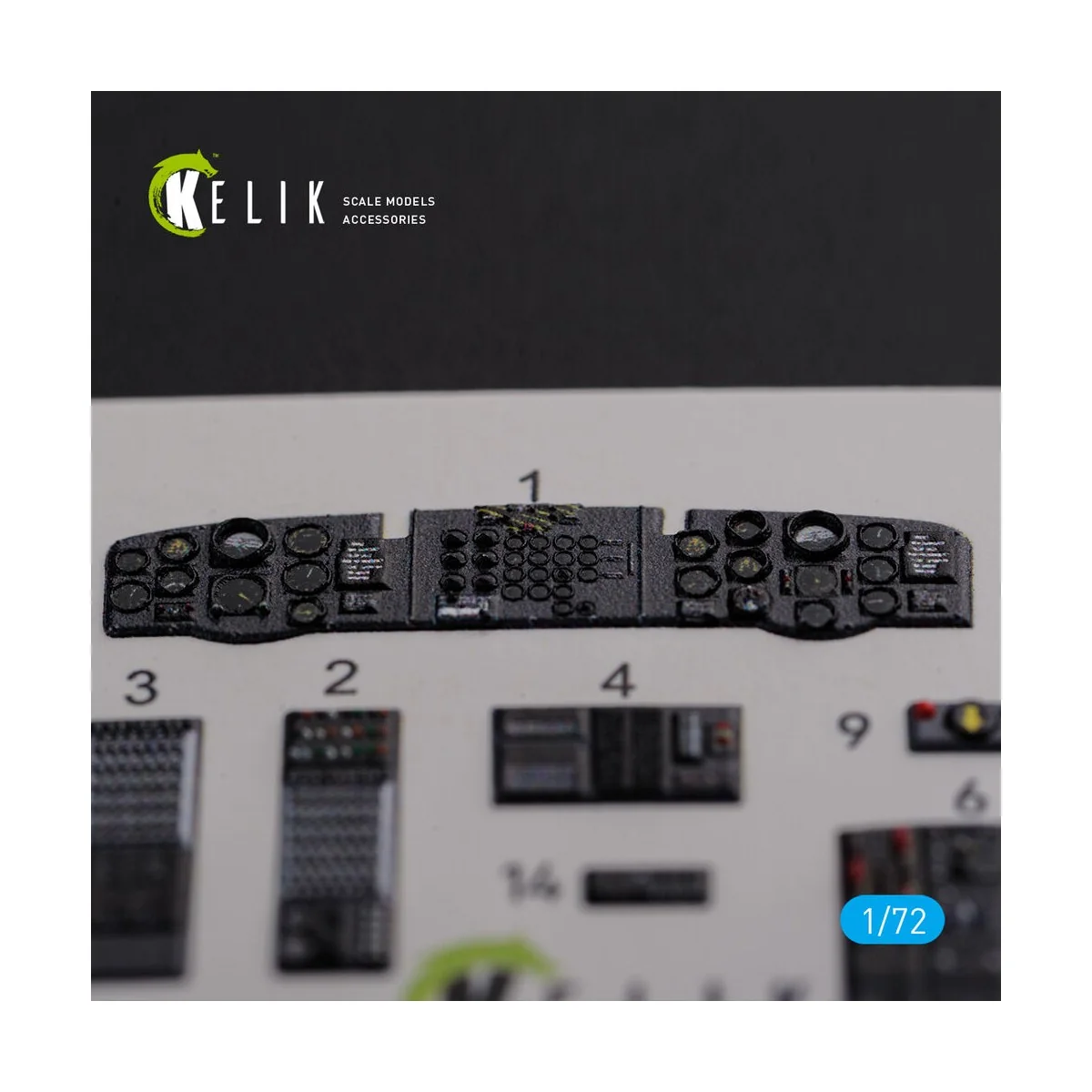CH-47A interior 3D decals for Trumpeter kit, 1/72 - Kelik K72103