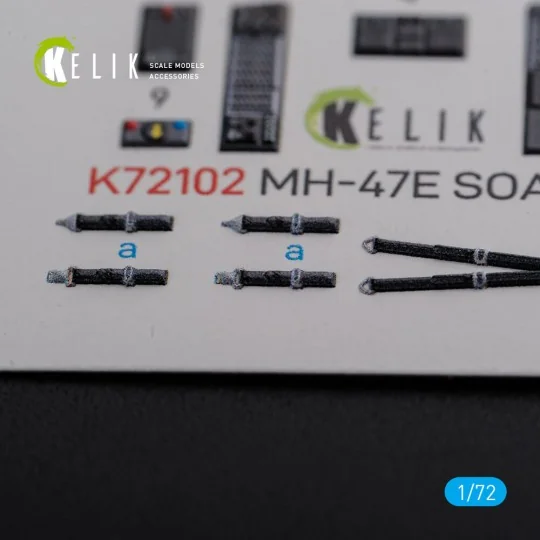 MH-47E interior 3D decals for Italeri kit, 1/72 - Kelik K72102
