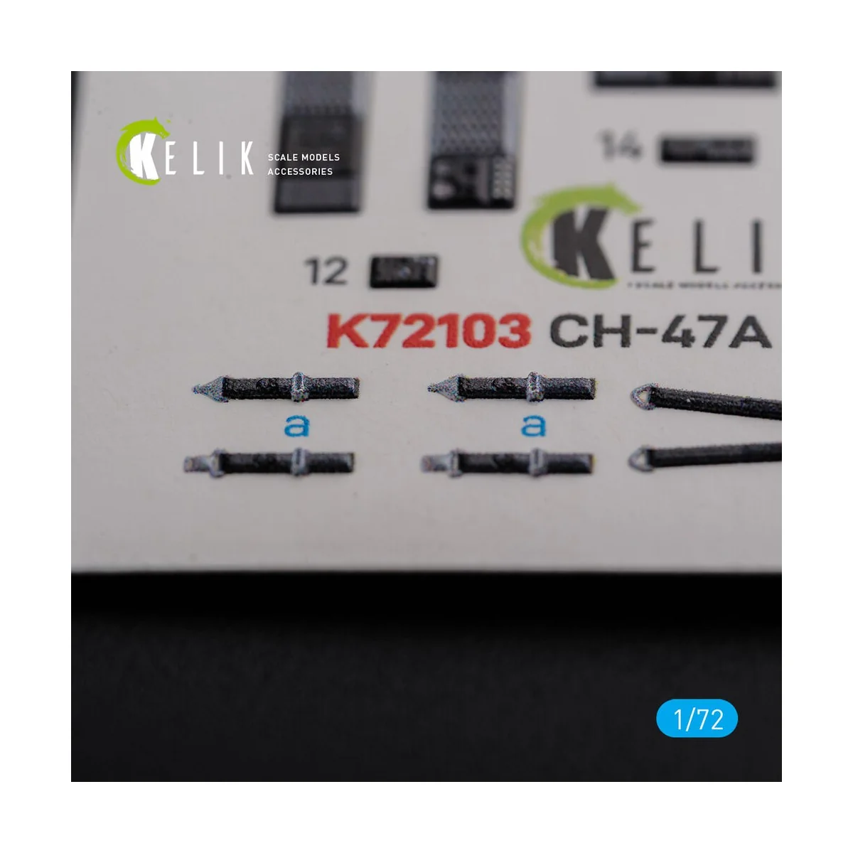 CH-47A interior 3D decals for Trumpeter kit, 1/72 - Kelik K72103