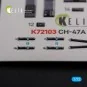 CH-47A interior 3D decals for Trumpeter kit, 1/72 - Kelik K72103