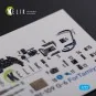 BF109 G-6 interior 3D decals for Tamiya kit, 1/72 - Kelik K72105