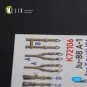 Ju-88 A-1 interior 3D decals for Revell kit, 1/72 - Kelik K72106