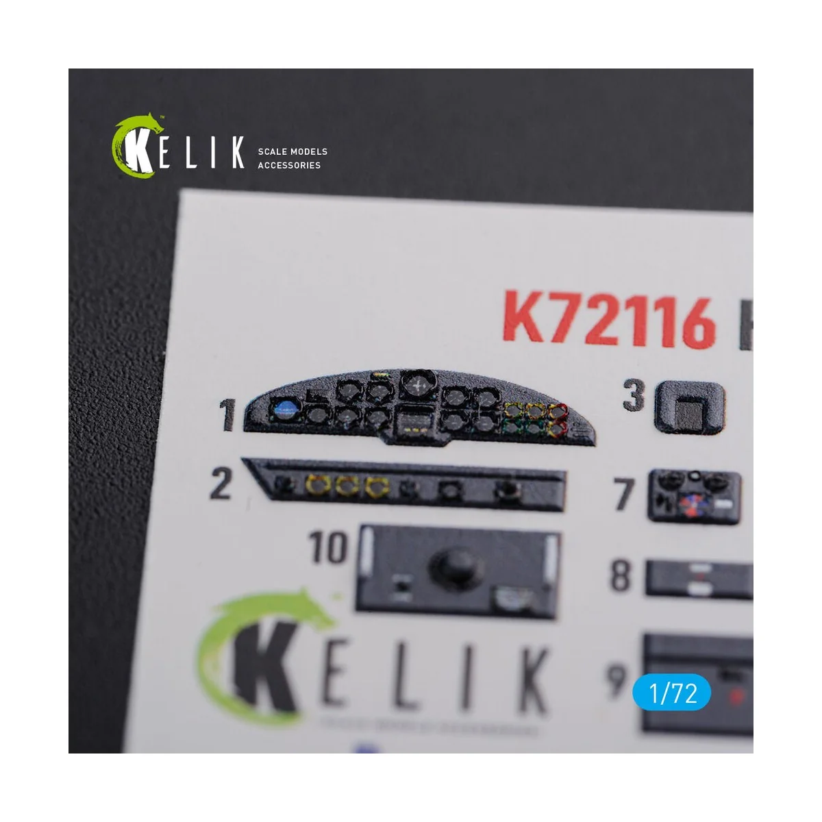 He-111 H6 interior 3D decals for Airfix kit, 1/72 - Kelik K72116