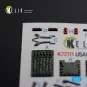 F-15E interior 3D decals for Academy kit, 1/72 - Kelik K72111