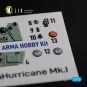 Sea Hurricane Mk I interior 3D decals for Arma Hobby kit, 1/72 - Ke...