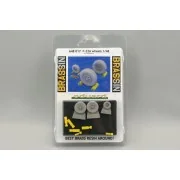 F-22A wheels für Hasegawa, 1/48 - Eduard Accessories 648017