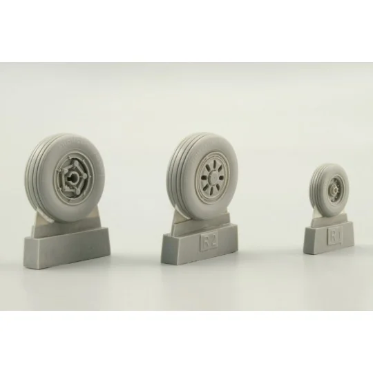 F-22A wheels für Hasegawa, 1/48 - Eduard Accessories 648017