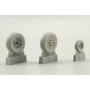 F-22A wheels für Hasegawa - Eduard Accessories 648017