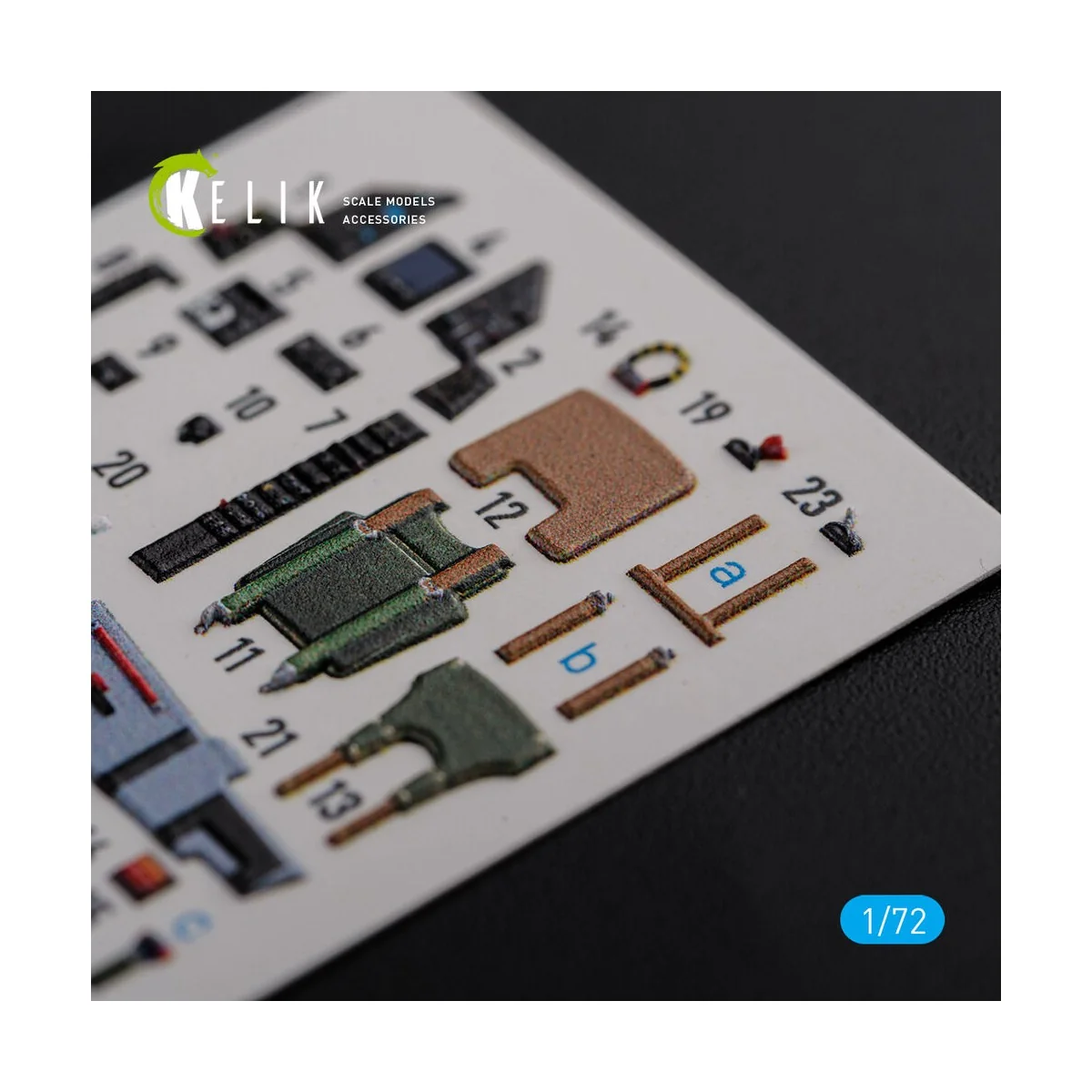 Mirage 2000C interior 3D decals forModelSvit kit, 1/72 - Kelik K72119