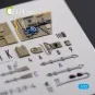 BF109-F2/F4 reconnaissance interior 3D decals for Fine Molds kit, 1...