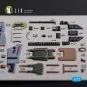 Mirage 2000C interior 3D decals forModelSvit kit, 1/72 - Kelik K72119