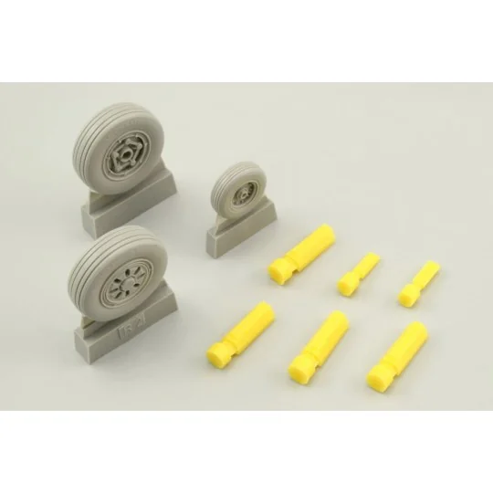 F-22A wheels für Hasegawa, 1/48 - Eduard Accessories 648017
