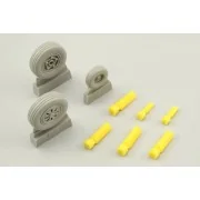 F-22A wheels für Hasegawa - Eduard Accessories 648017