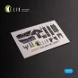 Jaguar GR.1/GR.3 - interior 3D decals for Italeri kit, 1/72 - Kelik...