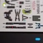 MIRAGE III CJ - interior 3D decals for SpecialHobby kit, 1/72 - Kel...
