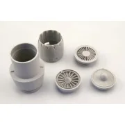 F-16CJ Block 50 engine for Tamiya, 1/48 - Eduard Accessories 648020