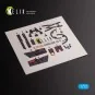 MIRAGE III C - interior 3D decals for Modelsvit kit, 1/72 - Kelik K...