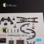 MIRAGE III C - interior 3D decals for Modelsvit kit, 1/72 - Kelik K...
