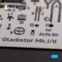 Gloster Gladiator Mk.I/II - interior 3D decals for Airfix kit, 1/72...