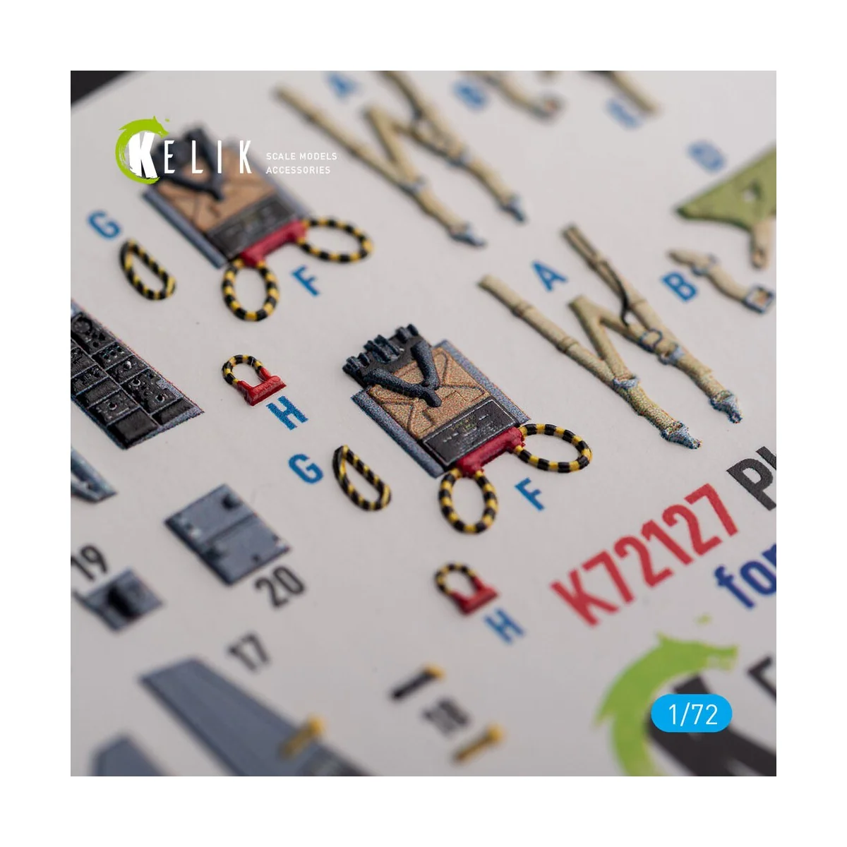 FG.1 Phantom - interior 3D decals for Airfix kit, 1/72 - Kelik K72127