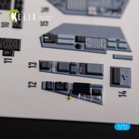 FG.1 Phantom - interior 3D decals for Airfix kit, 1/72 - Kelik K72127