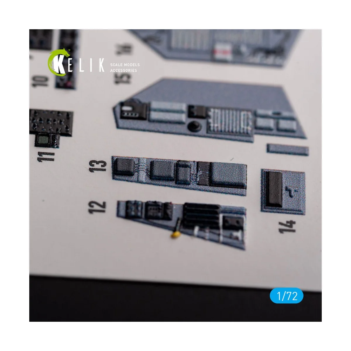 FG.1 Phantom - interior 3D decals for Airfix kit, 1/72 - Kelik K72127