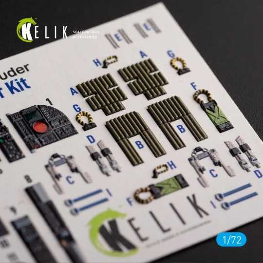 A-6E Intruder - interior 3D decals for Trumpeter kit, 1/72 - Kelik ...